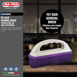 Mafra Pet Line Pet Hair Removal Brush (Remove dog hair cat fur from fabric, alcantara and leather seat)