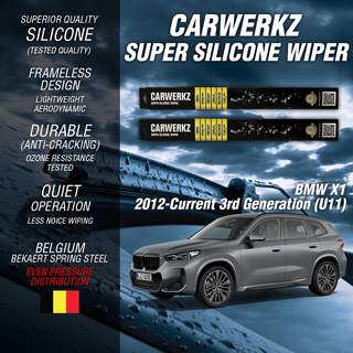 Carwerkz Silicone Wipers for BMW X1 2023-Current 3rd Generation (U11)