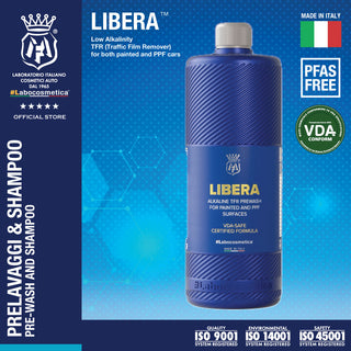 Labocosmetica LIBERA 1L (Safe and powerful prewash with TFR Technology - Traffic Film Remover)
