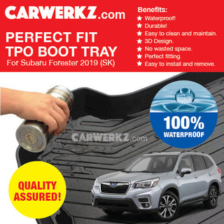 Carwerkz Boot Tray for Subaru Forester 2019-2024 5th Generation (SK) - CarWerkz.com