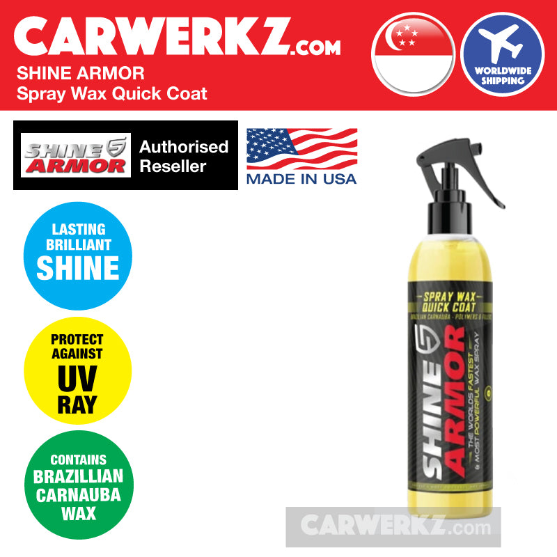 SHINE ARMOR Spray Wax Quick Coat - carwerkz official store singapore