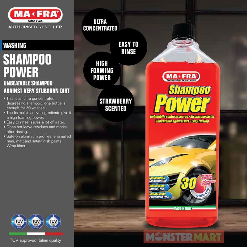 Mafra Shampoo Power 1L (Easy rinse car shampoo)