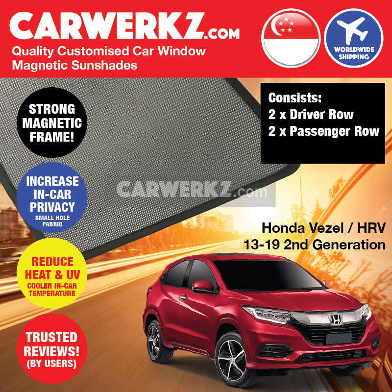 Honda vezel window visor deals