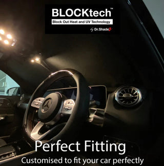 Dr Shadez BLOCKtech Premium Front Windscreen Custom Fit Sunshade