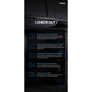 Vonixx Blend 500ml (Black Edition) (Ceramic and Carnauba spray wax)