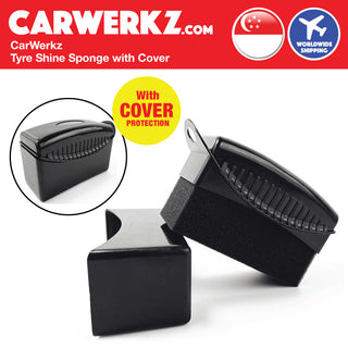 Carwerkz Tyre Shine Sponge with Cover