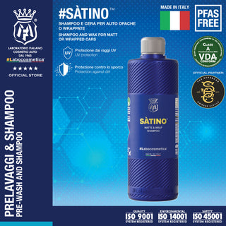 Labocosmetica SATINO 500ml (High decontamiantion shampoo for matt, wrapped and PPF Cars) - CarWerkz.com