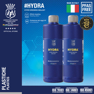 Labocosmetica HYDRA 500ml (Hyper dressing sealant for Plastic, Rubber parts and Tyres Gloss Gel) - CarWerkz.com