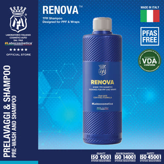 Labocosmetica RENOVA 500ml (Maximum safety deep clean shampoo with TFR Technology for PPF and Wrap)