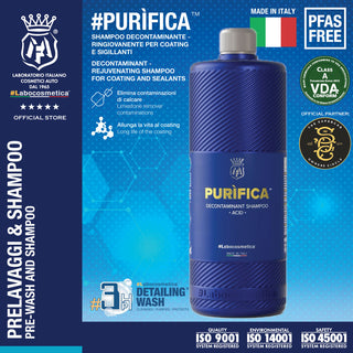 Labocosmetica PURIFICA (Decontamination car shampoo to clean invisible contamination on coating and sealants) - CarWerkz.com