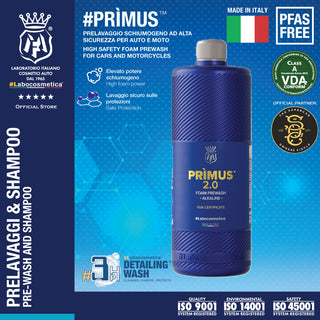 Labocosmetica PRIMUS 2.0 (High safety multipurpose foam prewash for cars and motorcycle) - CarWerkz.com