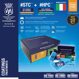 Labocosmetica STC 30ml + HPC 30ml (Ceramic Coating Kit - Permanent Nano Coat 70% PHYSICAL 30% CHEMICAL)
