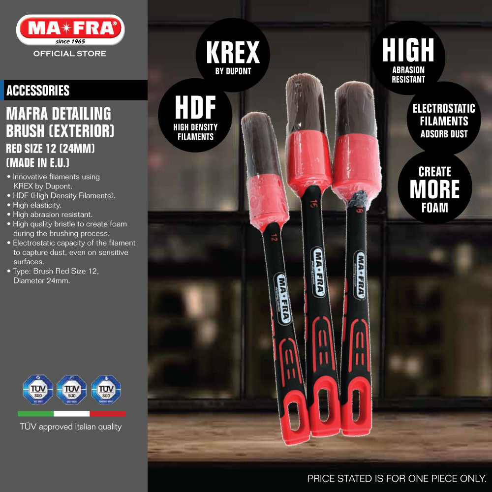 Kit Dettaglio Auto Mafra Iron Remover | Elimina Particelle Ferrose + Pennello RED 30mm + Spazzola Pneumatici - Foto 5