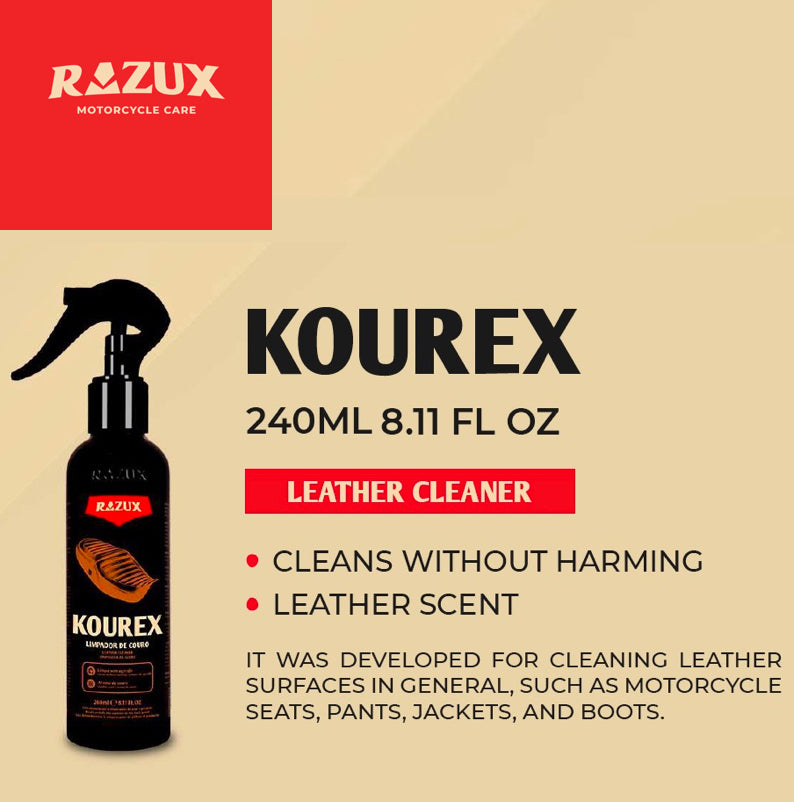 Razux Motorcycle Care Kourex Leather Cleaner 240ml