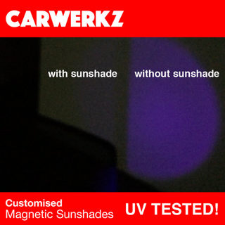 Customised Window Magnetic Sunshades for Volkswagen Golf Sportsvan SV 2012-2020 7th Generation (MK7) Germany Hatchback - CarWerkz.com