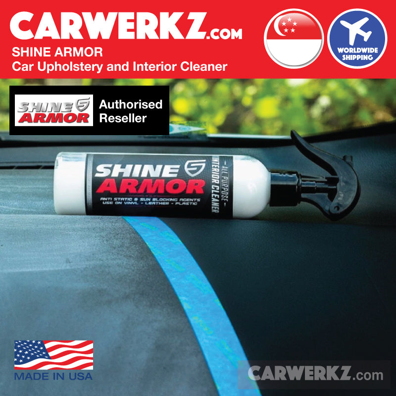 SHINE ARMOR Car Upholstery and Interior Cleaner clean dashboard - Carwerkz Official Store