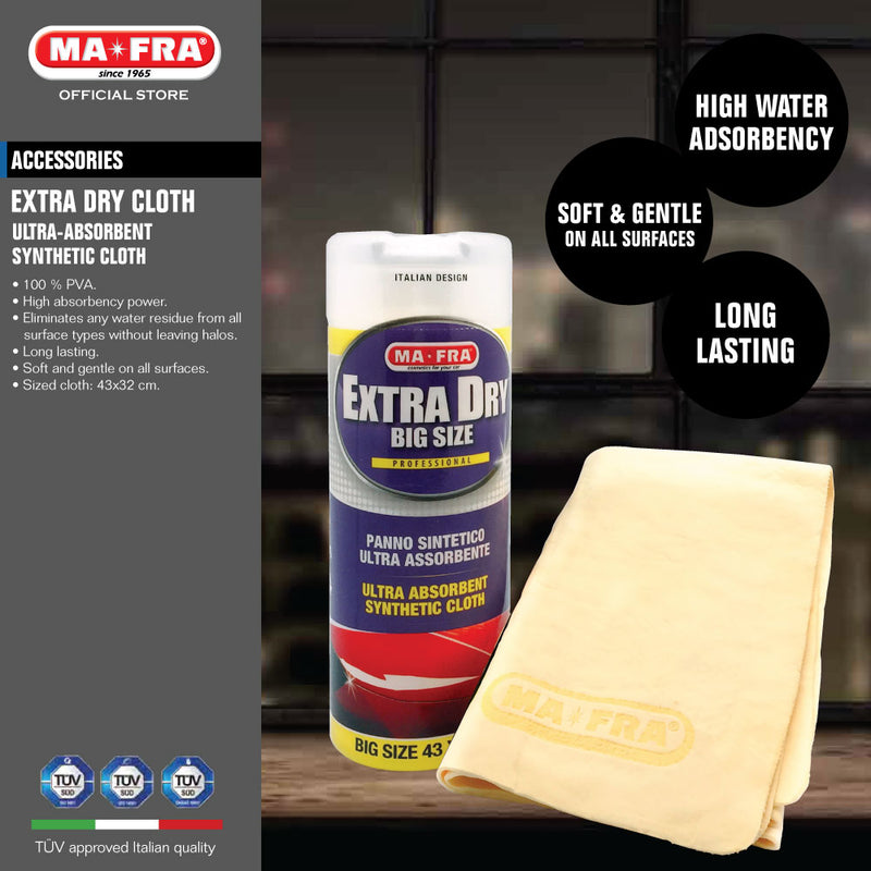 Mafra Extra Dry Cloth (High absorbency and high wear resistance car drying cloth) - carwerkz sg singapore
