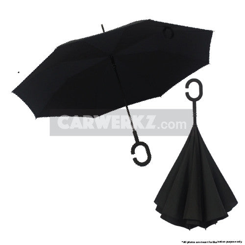 Inverted Umbrella Black - CarWerkz
