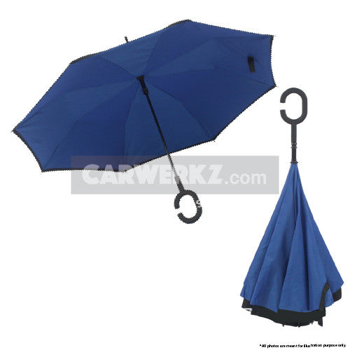 Inverted Umbrella Blue - CarWerkz