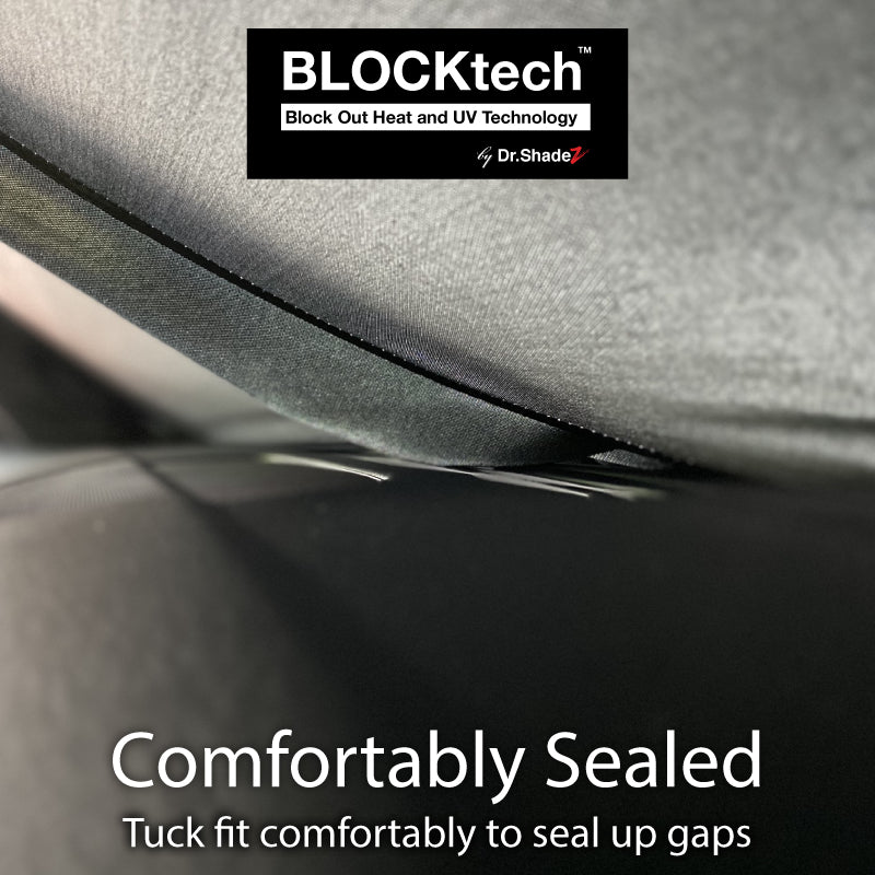 Dr Shadez BLOCKtech Premium Front Windscreen Foldable Sunshade for Volkswagen Golf Hatchback Sportsvan Estate Variant 2012-2019 7th Generation (MK7) - carwerkz sg de my uk au nz