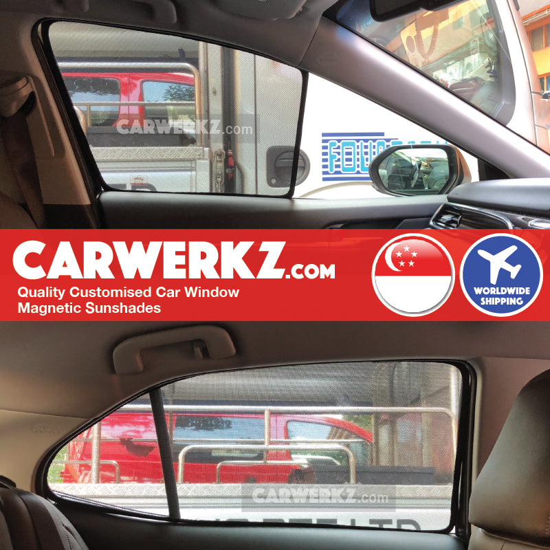 Toyota Camry 2018-2020 12th Generation (XV70) Japanese Executive Sedan Customised Car Window Magnetic Sunshades - CarWerkz