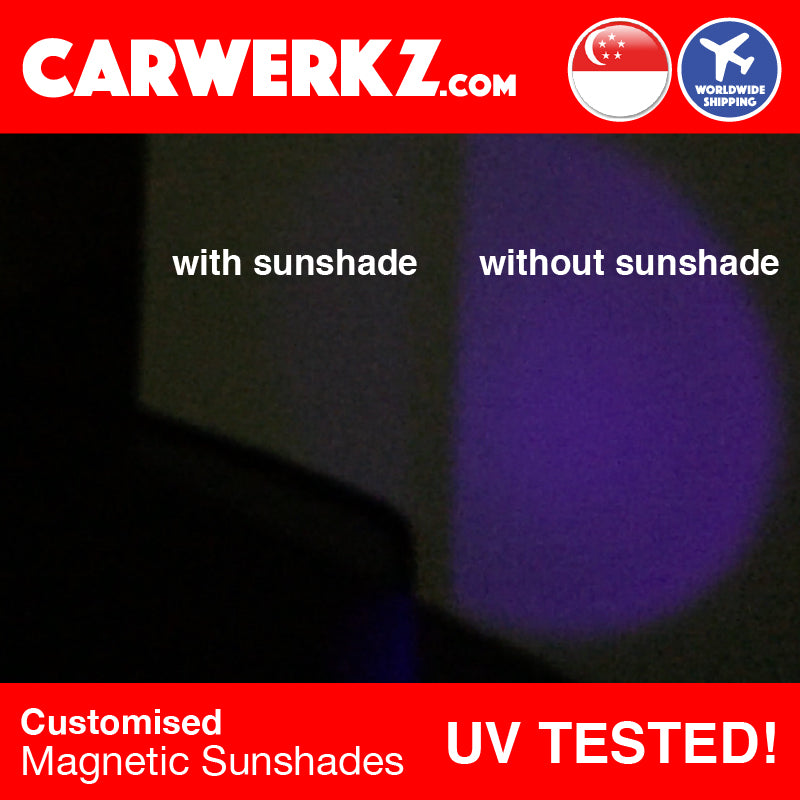 Hyundai Venue 2019-2021 1st Generation Korea Compact SUV Customised Car Window Magnetic Sunshades - carwerkz official store sg my au kr proven to reduce sun hot heat and harmful uv ray
