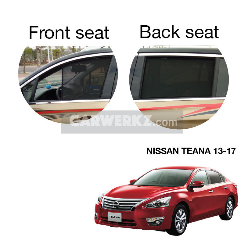 Nissan Teana 2013-2020 3rd Generation (L33) Japan Executive Sedan Customised Car Window Magnetic Sunshades - CarWerkz