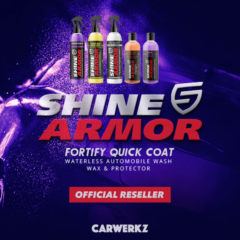 BUNDLE: SHINE ARMOR Car Care Package No. 1: Fortify Quick Coat + Car Upholstery and Interior Cleaner - carwerkz sg official store