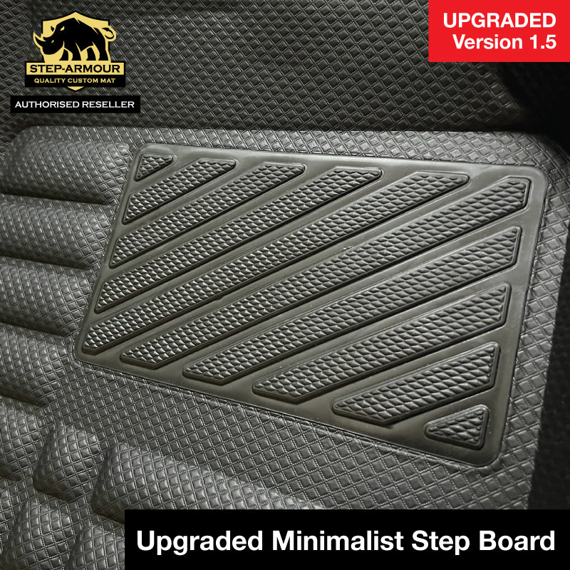 STEP ARMOUR (Version 1.5) Toyota Sienta (Singapore) 2013-Current 2nd Generation Japan Compact MPV Customised 5D Car Mat - carwerkz sg official store upgraded step board minimalist