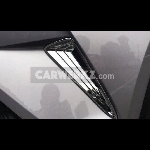 Toyota C-HR 2016-2017 Front Bumper Corner Cover Trim ABS 2pcs Chrome - CarWerkz