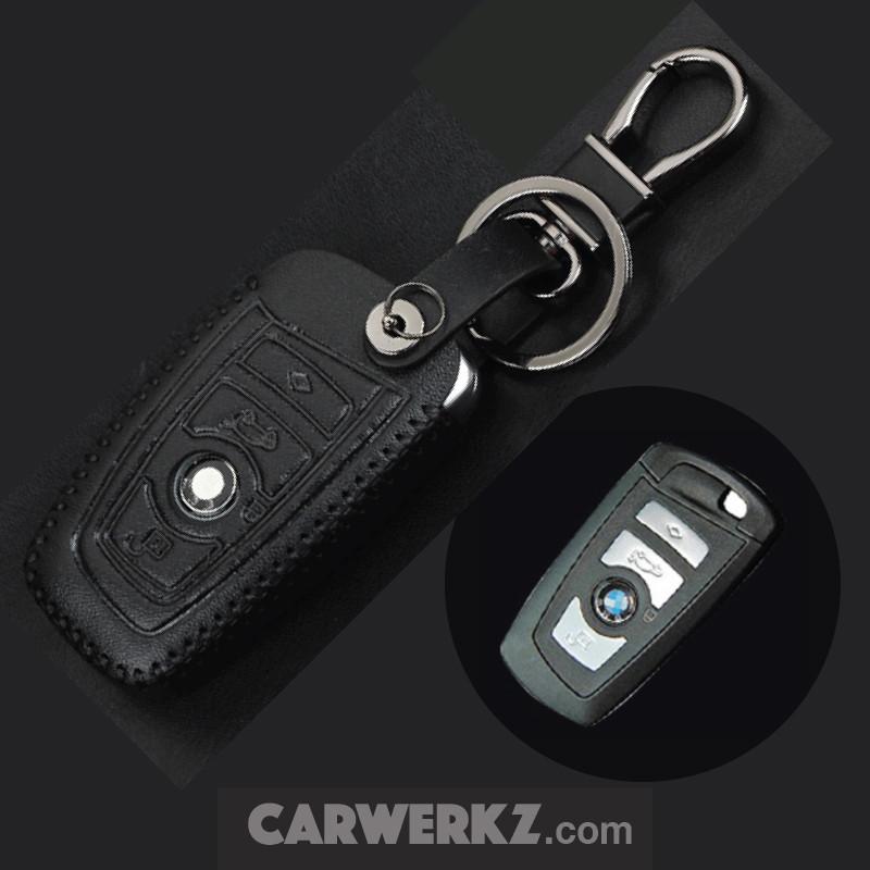 BMW 3 Buttons Classy Range Quality Leather Key Holder (1S)