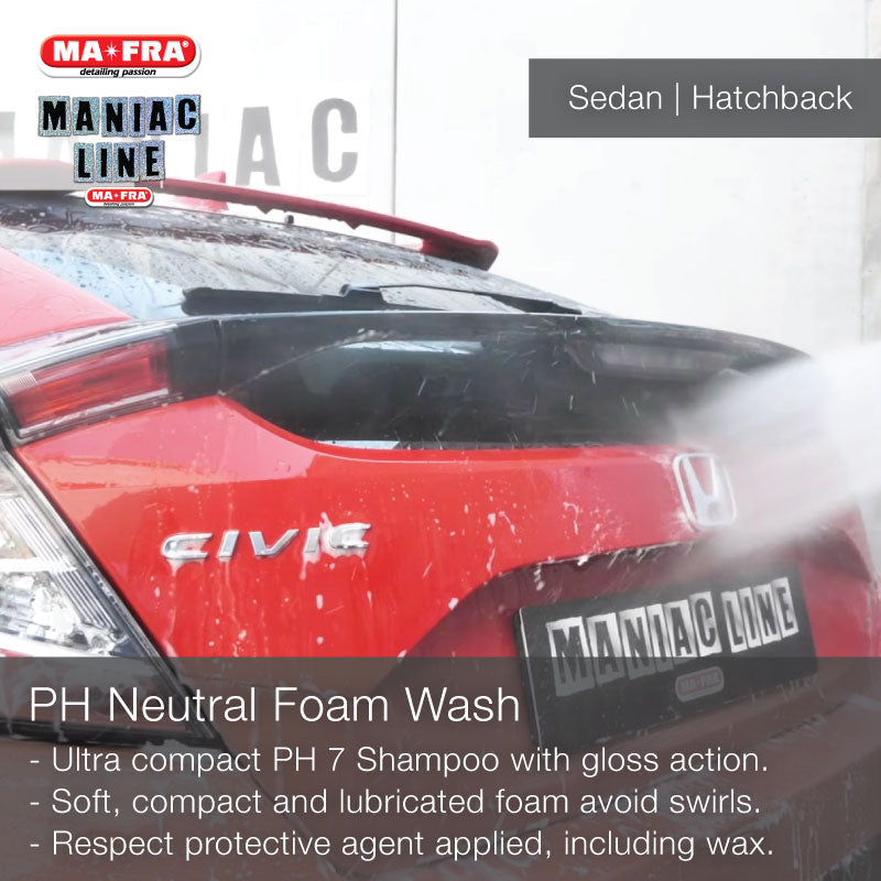 Maniac Line Exterior Car Spa Wash Mobile Grooming PH Neutral Foam Wash Sedan Hatchback - Mafra Singapore Official