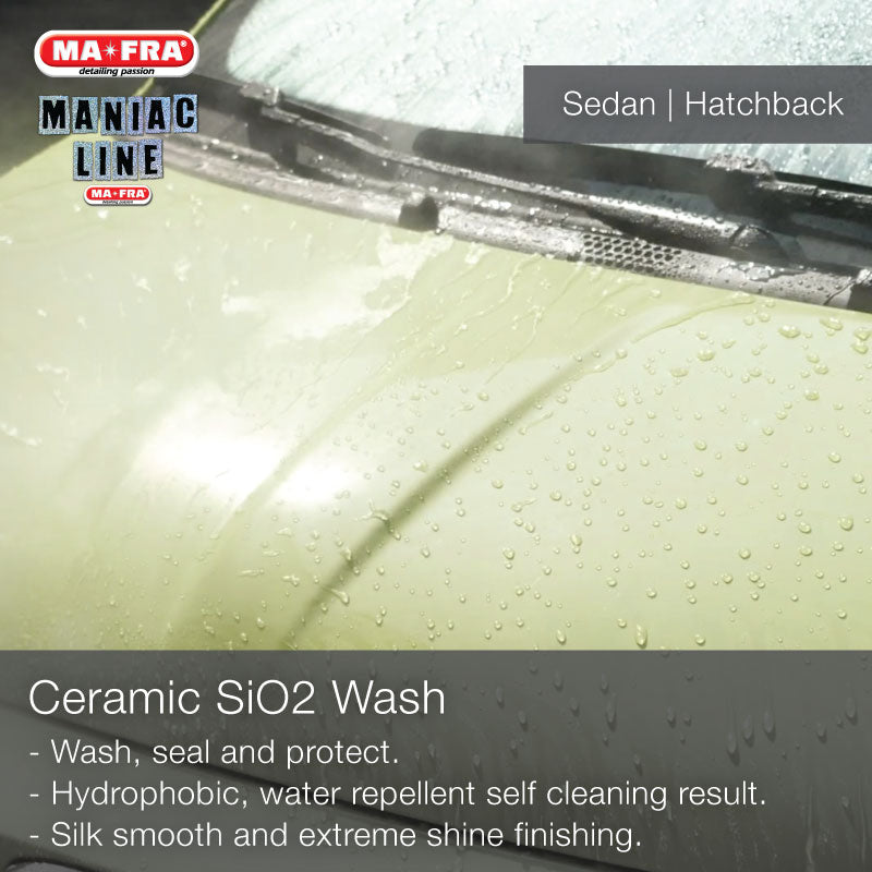 Maniac Line Exterior Car Spa Wash Mobile Grooming Ceramic SiO2 Wash Sedan Hatchback - Mafra Singapore Official