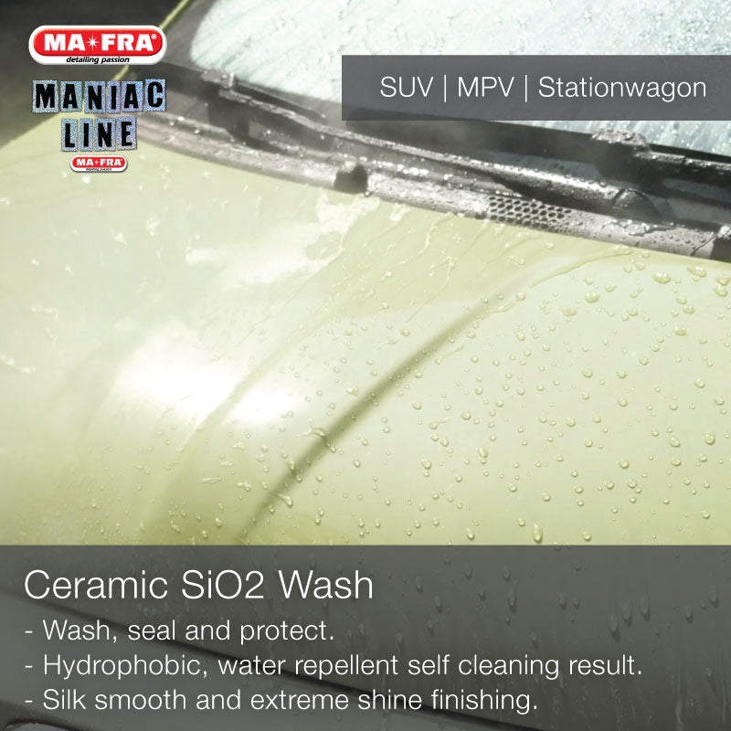 Maniac Line Exterior Car Spa Wash Mobile Grooming Ceramic SiO2 Wash SUV MPV Stationwagon - Mafra Singapore Official