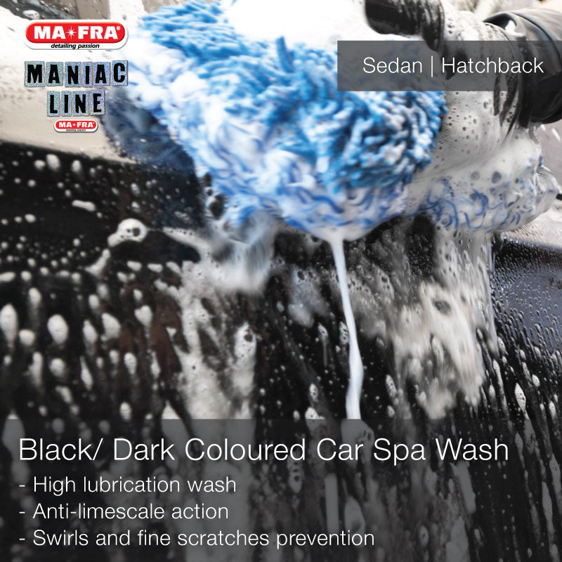 Maniac Line Exterior Car Spa Wash Mobile Grooming Black Dark Coloured Car Wash Sedan Hatchback - Mafra Singapore Official