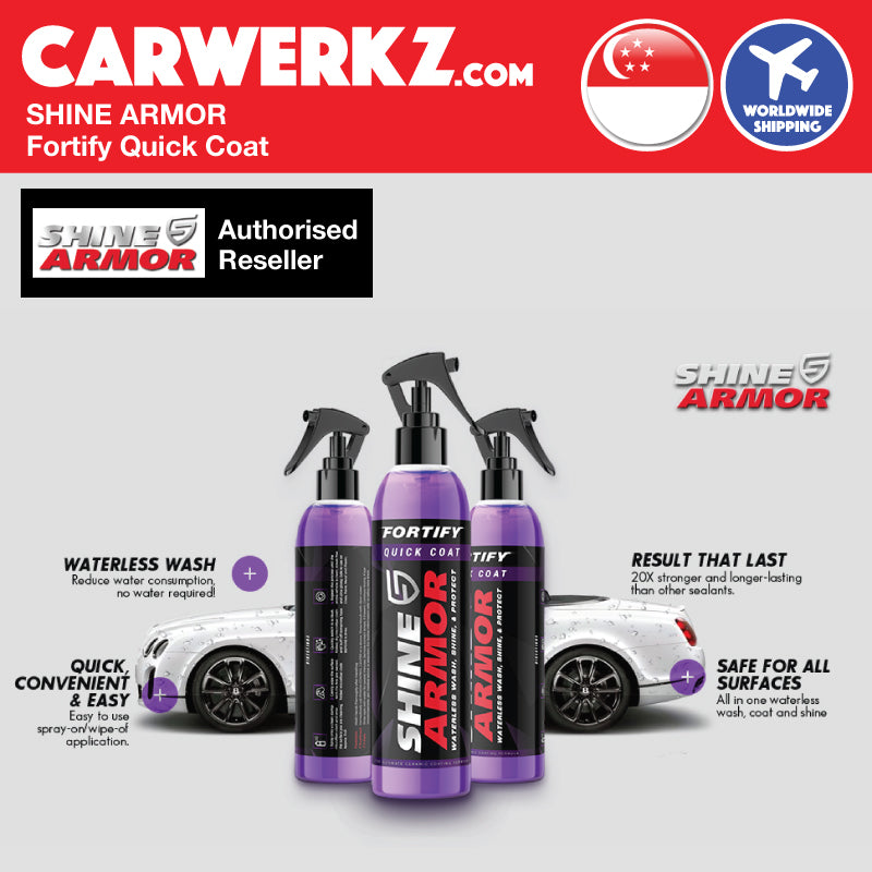Shine Armor Fortify Quick Coat Made in USA Special Features - CarWerkz Official Store Authorised Reseller Distributor