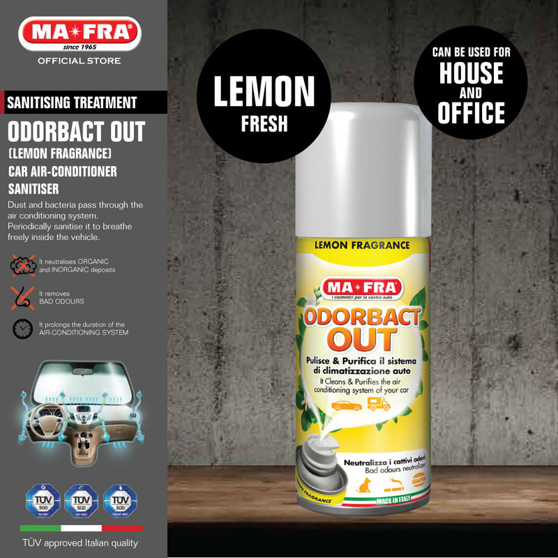 Mafra Odorbact Out 150ml (Lemon Scents) Air Conditioner Cleaning Purifier - Mafra Official Store Singapore