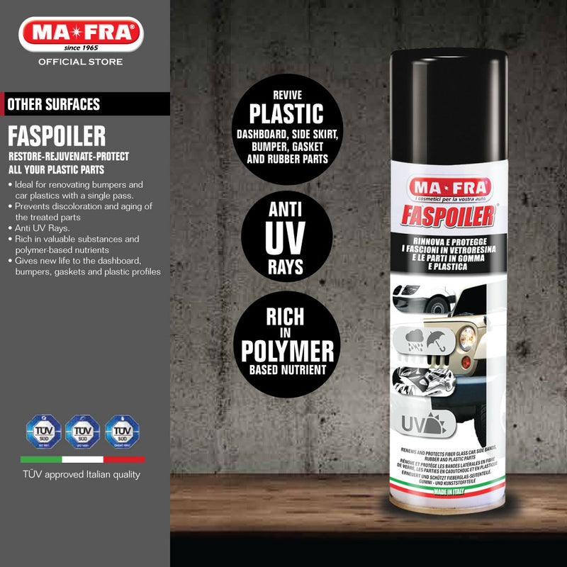 Mafra FASpoiler 300ml (Polymer-based nutrient for bumper gasket and plastic profile) - carwerkz sg singapore