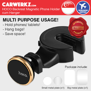 Hoco Back Seat Phone Holder cum Hanger