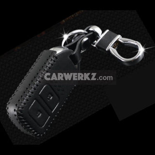 Key Holder for Honda (Leather - 2 Buttons)
