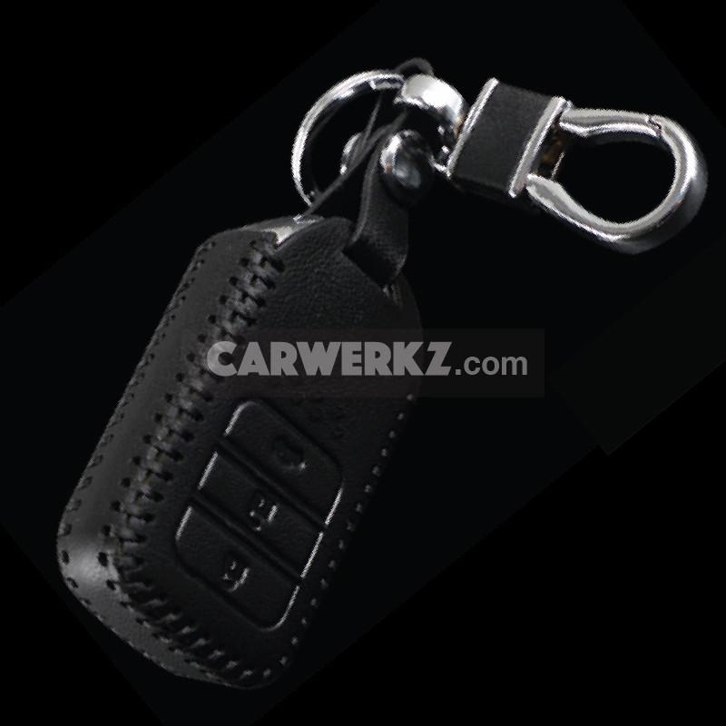 Honda 3 Buttons Classy Range Quality Leather Key Holder
