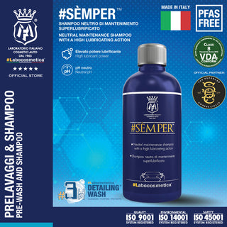 Labocosmetica SEMPER 500ml (Neutral PH maintenance car shampoo with a high lubricating action)