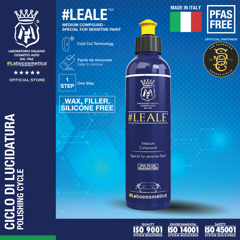 LaboCosmetica LEALE 250ml (Medium Cut Compound - Speacial For Sensitive Paint)