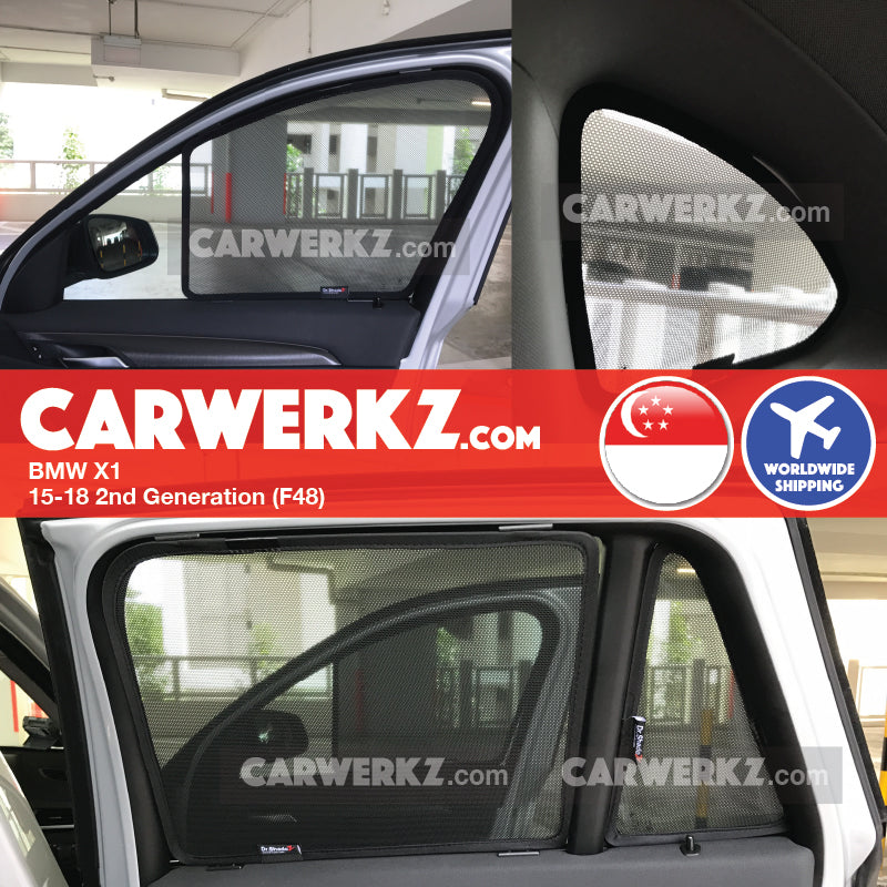 BMW X1 2015-2020 2nd Generation (F48) Customised Luxury Germany Compact SUV Car Window Magnetic Sunshades - CarWerkz