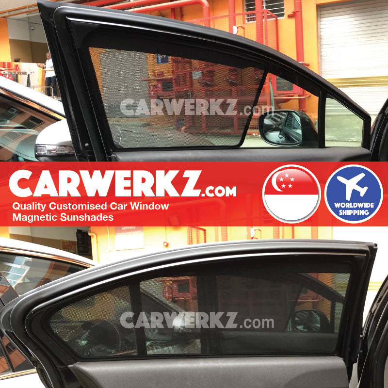 Honda Civic 2011-2015 9th Generation (FB) Japan Sedan Saloon Customised Car Window Magnetic Sunshades - CarWerkz