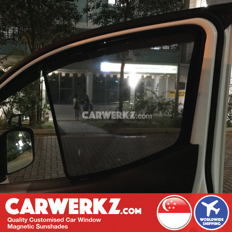 Nissan NV200 2010-2016 Light Commercial Van Customised Car Window Magnetic Sunshades - CarWerkz