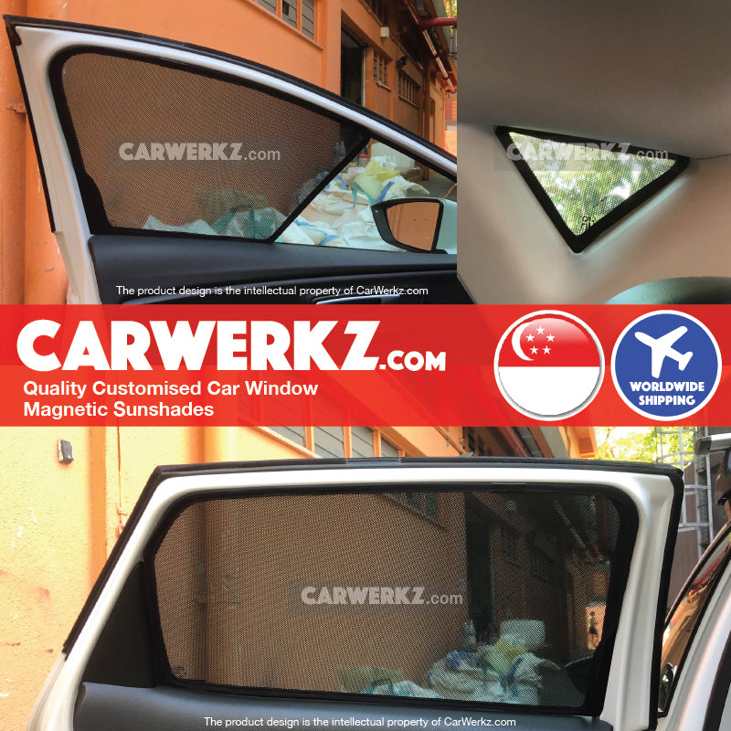 Seat Leon 2012-2020 3rd Generation (MK3 Typ 5F) Spain Hatchback Compact Customised Car Window Magnetic Sunshades