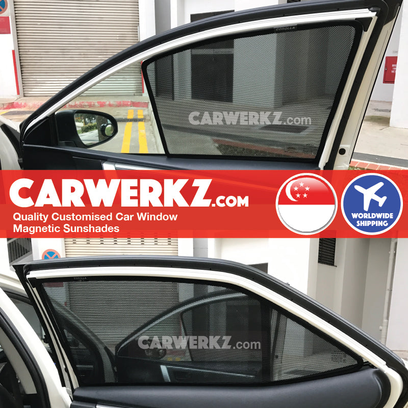 Toyota Corolla Altis 2013-2018 11th Generation (E170) Japan Sedan Customised Car Window Magnetic Sunshades - CarWerkz