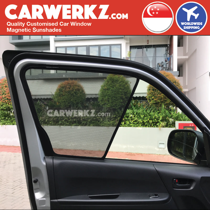 Toyota HiAce 2004-2020 5th Generation (H200) Customised Japan Commericial Van Window Magnetic Sunshades - CarWerkz