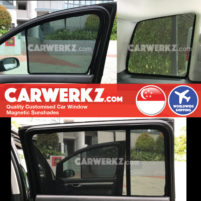 Volkswagen Touran 2006-2015 1st Generation Germany Compact MPV Customised Car Window Magnetic Sunshades - CarWerkz